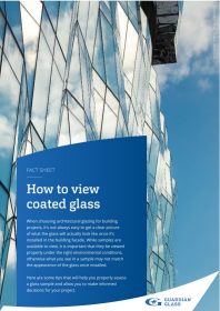 Guide to view coated glass samples preview