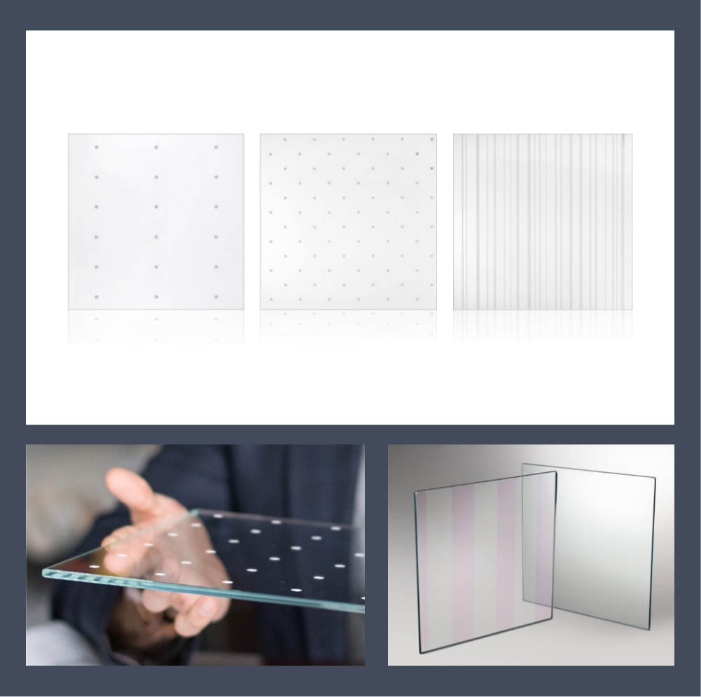 Marcador de posición de almacén de vidrio